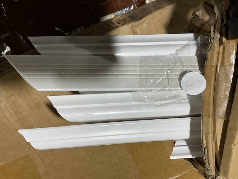 Condition photo showing As Is for pangda peel and stick wall molding kit, 3d premade accent molding wainscoting panel for interior wall moulding decor, ready to assemble wainscoting accent panel(3 set,35 x 68in + 99 x 68in) 35 x 68in + 99 x 68in 3