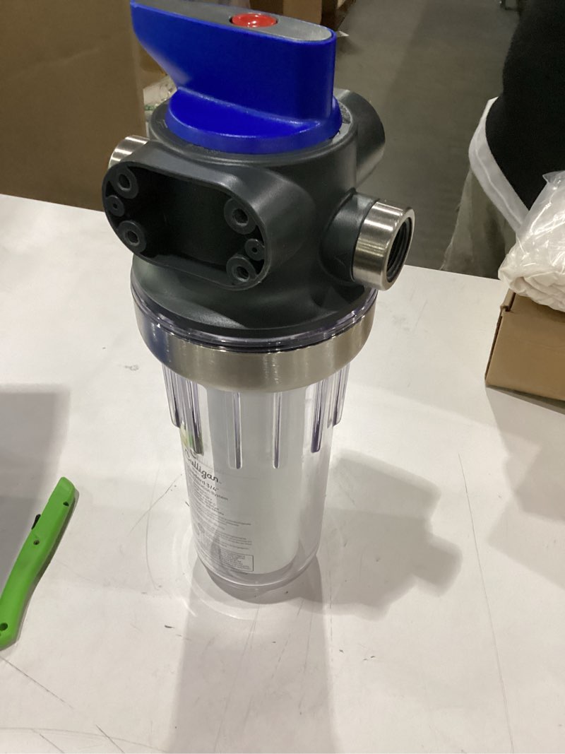 Condition photo showing New/Like New for Culligan WH-S200-C Whole-House Sediment Water Filtration System, Clear 3/4 Inch Clear
