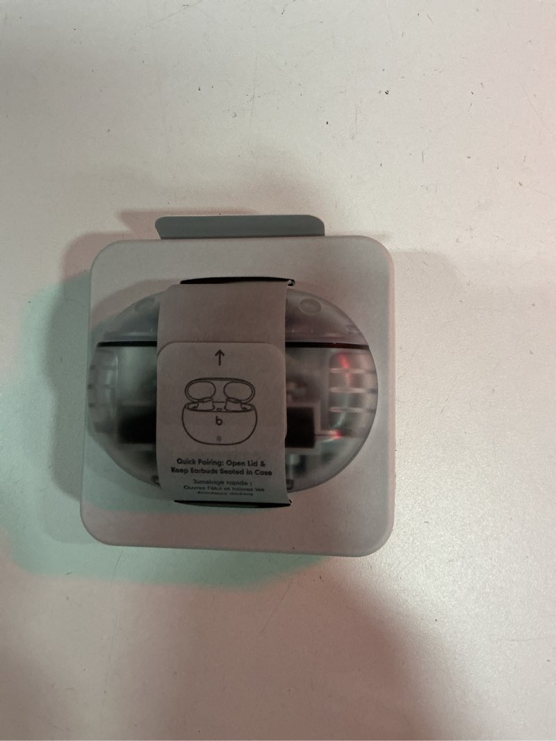 Condition photo showing Good Condition for beats studio buds + | true wireless noise cancelling earbuds, enhanced apple & android compatibility, built-in microphone, sweat resistant bluetooth headphones, spatial audio - transparent transparent standalone