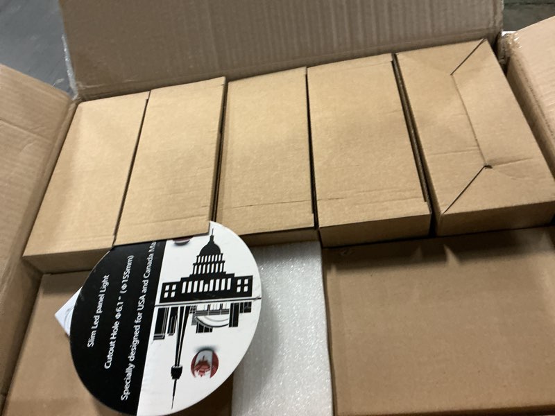 Condition photo showing Good Condition for meconard 20 pack 4 inch 5cct led recessed ceiling light with night light, 2700k/3000k/3500k/4000k/5000k selectable ultra-thin lighting, 9w=75w, 750lm, dimmable canless wafer downlight etl&fcc