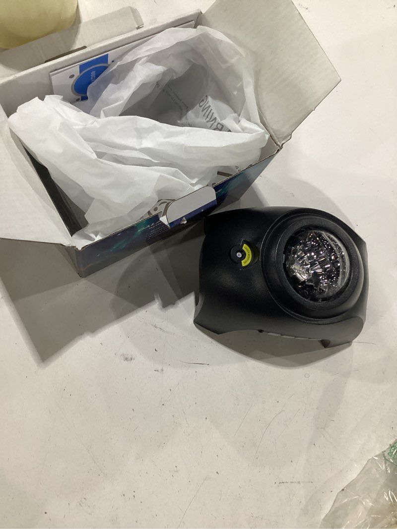 Condition photo showing New/Like New for northern galaxy light aurora projector with 33 light effects, led star projector for bedroom nebula lamp, remote control, white noises, bluetooth speaker for parties black