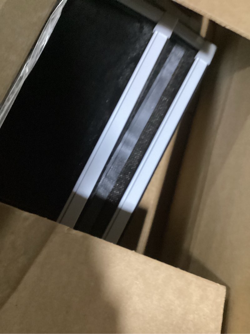 Condition photo showing Good Condition for paramondo expandable window screen, horizontal (10" h x 19.6" - 36" w, 4 pack) adjustable window screens, small replacement screen for window 10''h x 19.6''-36'' w, 4 pack white frame + black mesh