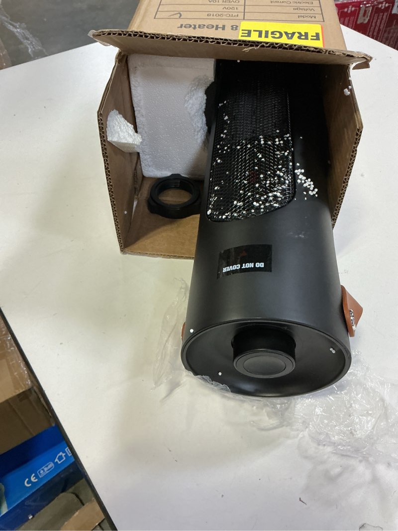 Condition photo showing Good Condition for 2-IN-1 Tower Heater And Fan Combo, 25" Electric Space Heaters For Indoor Use, 70°Oscillating, 2S Instant Heating, 1500W, 3 Heating & Fan Modes,Electric Portable Heater For BedroomOfficeHome, Black