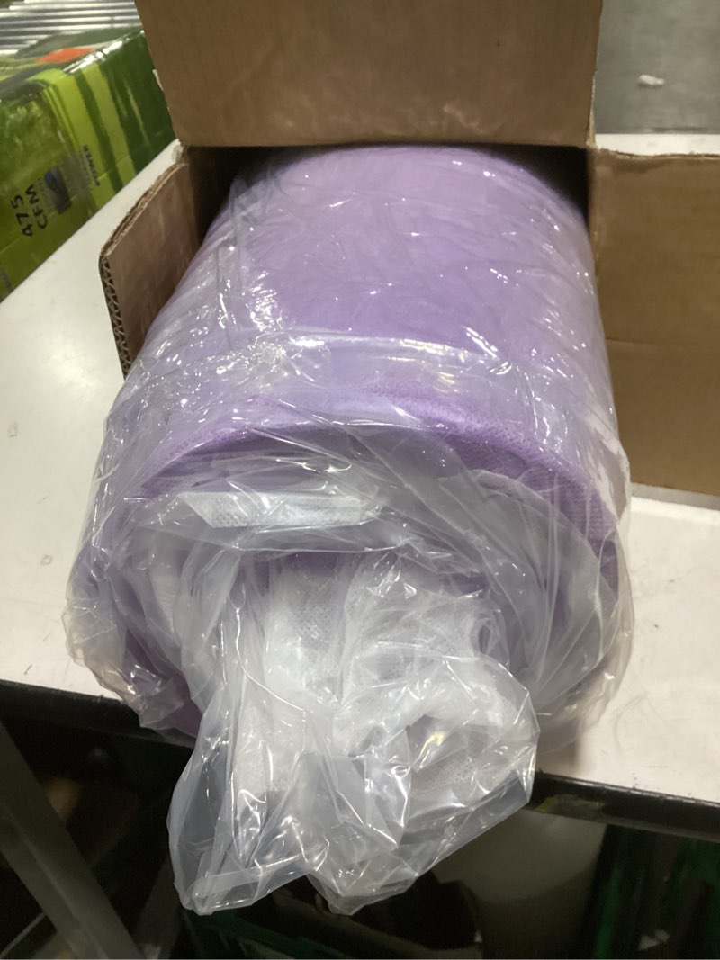 Condition photo showing Good Condition for 2 inch egg crate mattress topper twin, gel infused memory foam mattress topper for pressure relief, breathable mattress pad bed topper in a box, certipur-us certified, purple, 38"×75" purple twin 2 inch