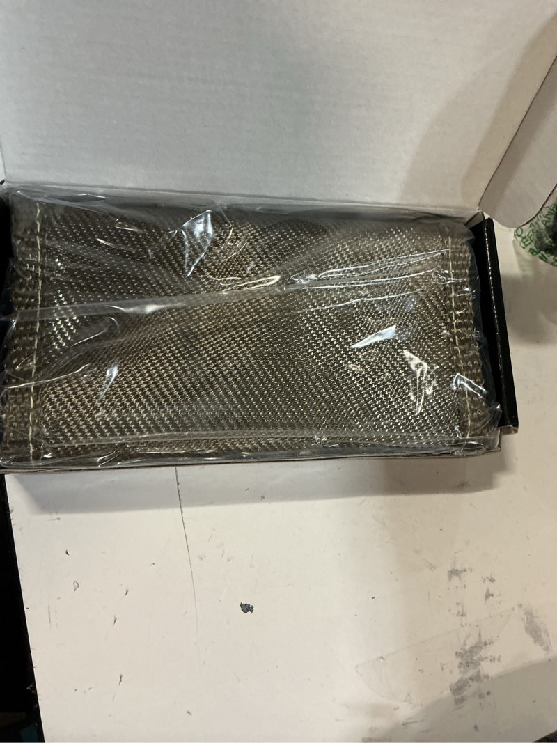 Condition photo showing Good Condition for Titanium Fiber Heat Shielding Universal Starter Heat Shield 7 X 24in and 5.5 x 17in Wrap Self Attach