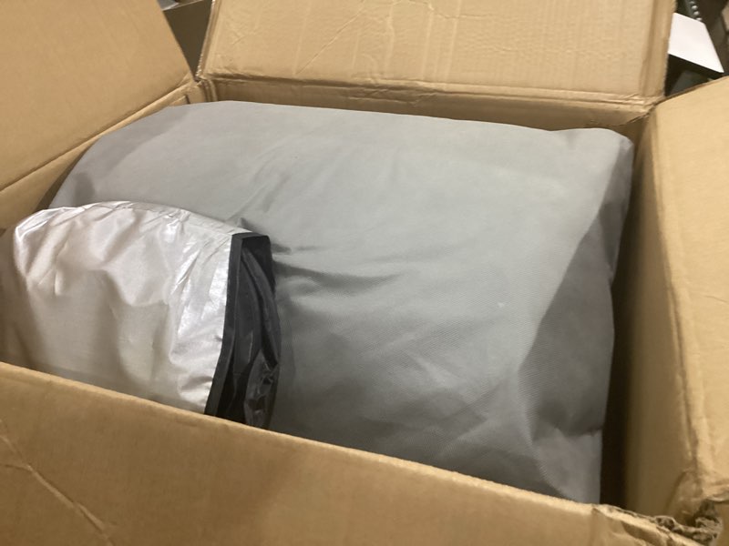 Condition photo showing Good Condition for hail protector car cover for sedan(length:186"-203"),waterproof all-weather outdoor anti hail thick multi-layered eva with sun visor&storage bag for camry, model 3, accord, k5 etc s2 hail cover for sedan-length (186"-203") red