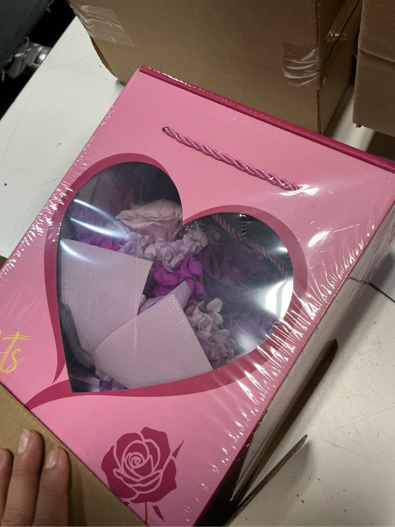Condition photo showing New/Like New for bestflower mothers day flowers bouquet gifts for mom,roses bouquet gifts for women mom wife from daughter,fresh flowers for delivery/purple rose bright purple