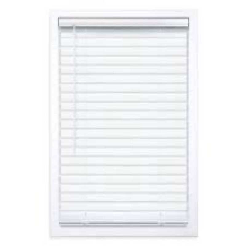 PROJECT SOURCE 1-in cordless vinyl mini blind 39 in x 64 in 