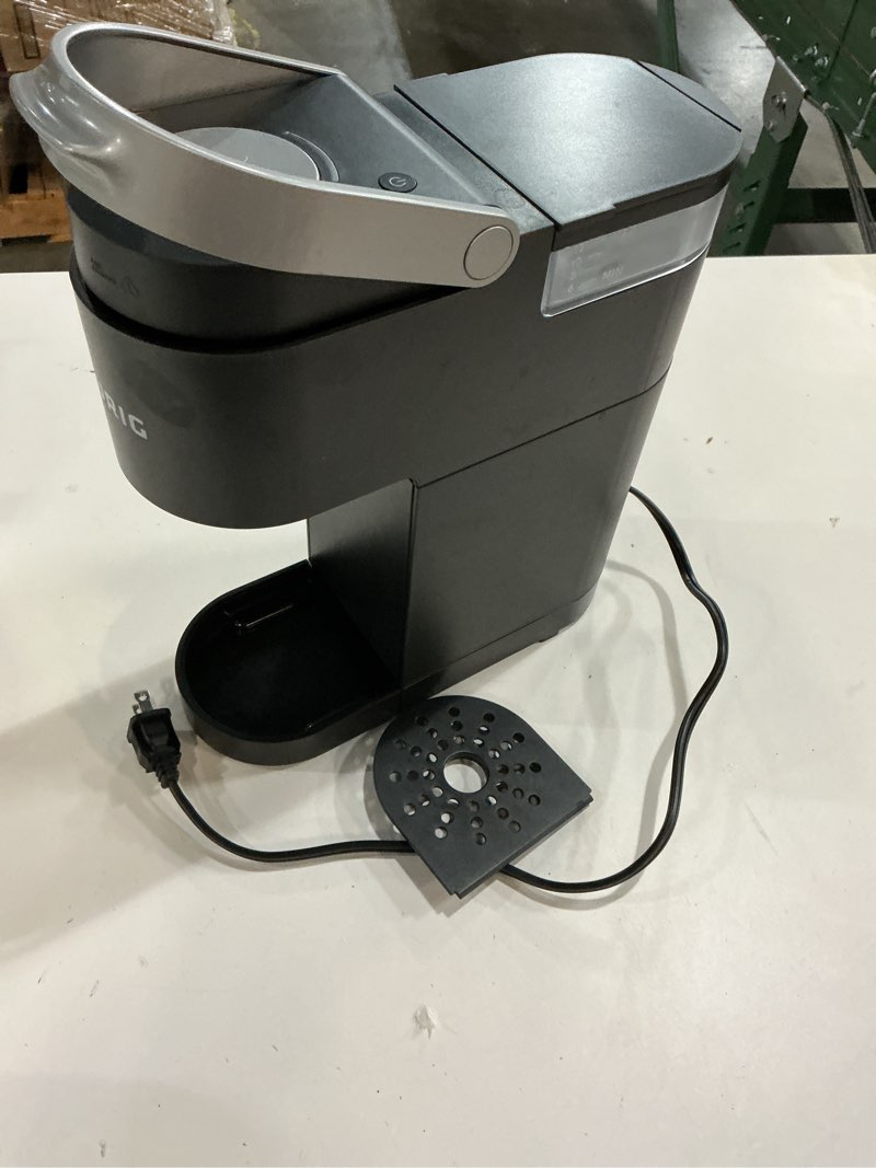 Condition photo showing Good Condition for Keurig K-Mini Single Serve K-Cup Pod Coffee Maker, 6 to 12oz Brew size, with Cord Storage, Perfect for Small Spaces, Black