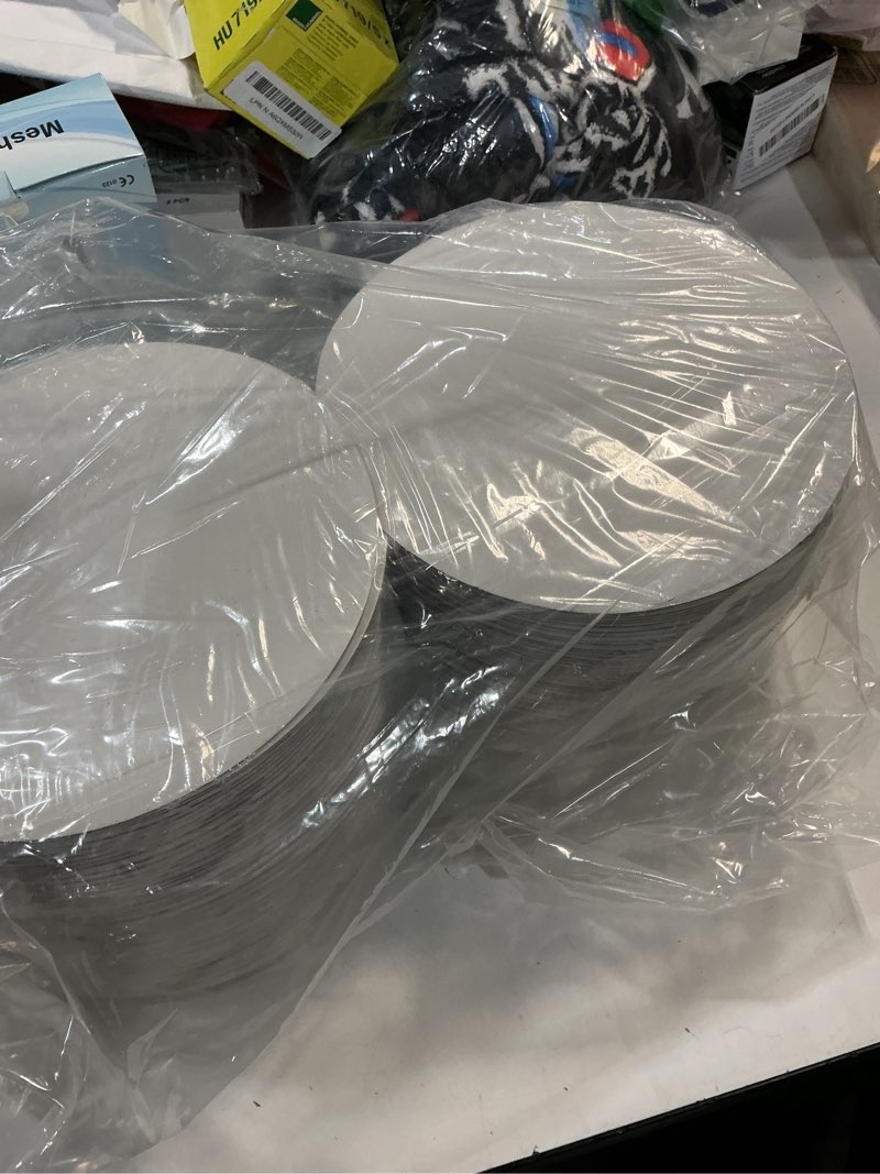 Condition photo showing New/Like New for 100Pcs 8 Inch Cake Board Cardboard Cake Rounds Round Food-Grade Cardboard Cake-Circles, Sturdy Water
