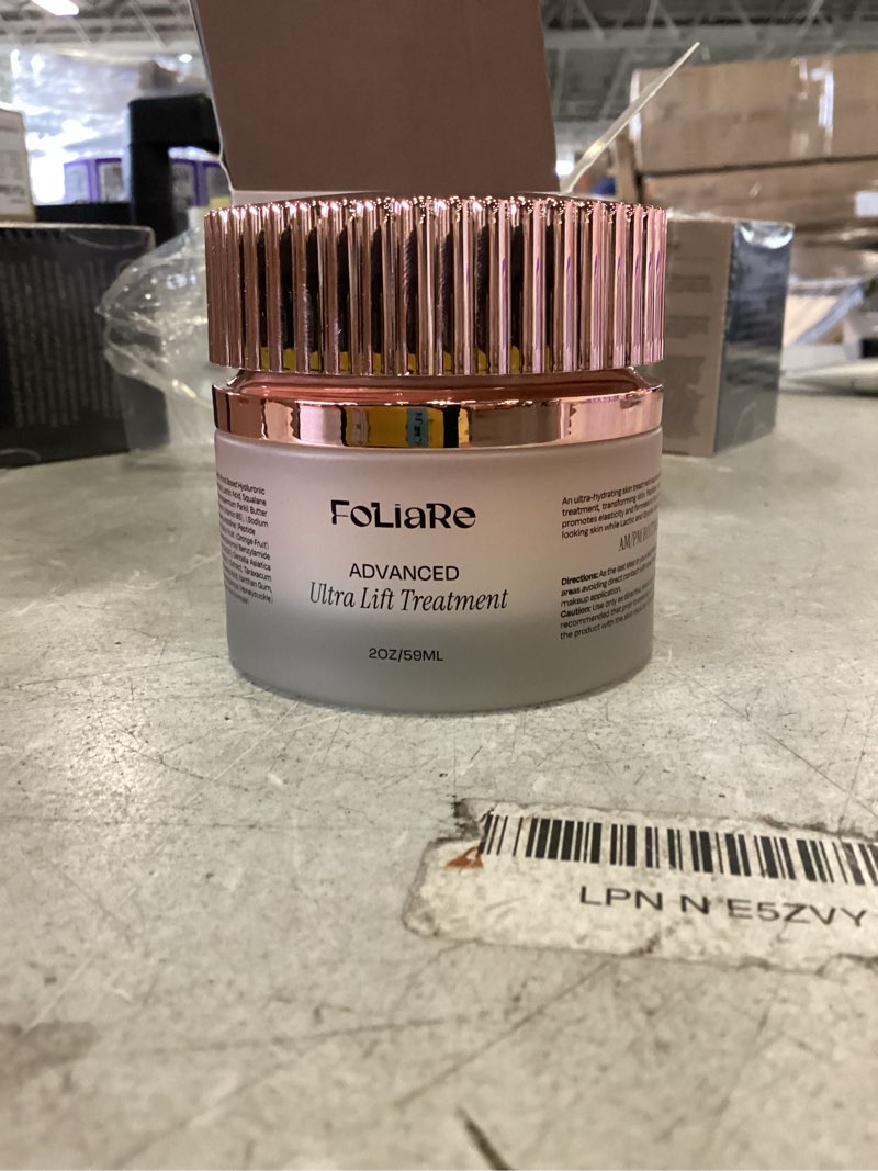 Foliare Ultra Lift Treatment Moisturizer – Day & Night for Hydration, Firming & Anti-Aging | Peptide