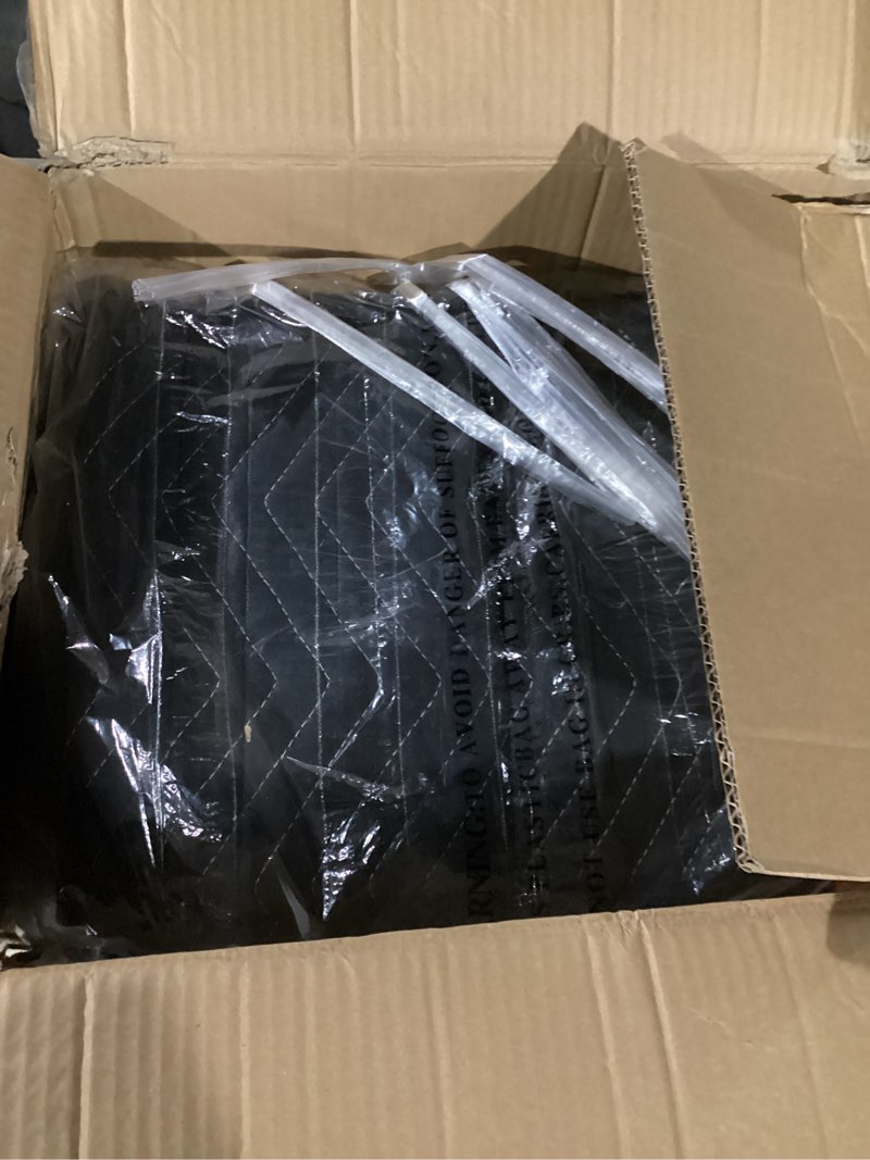 Condition photo showing Good Condition for Simpli-Magic Heavy Duty Padded Moving Blankets (12 Pack) Black/Orange