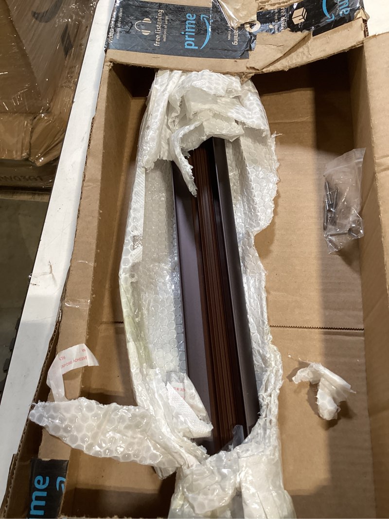 Condition photo showing Good Condition for pickmesh 4 pcs 36 inch adjustable storm door bottom sweep for door seal 1 to 1-2/5in replacement parts under draft stopper weather stripping threshold seal (brown)