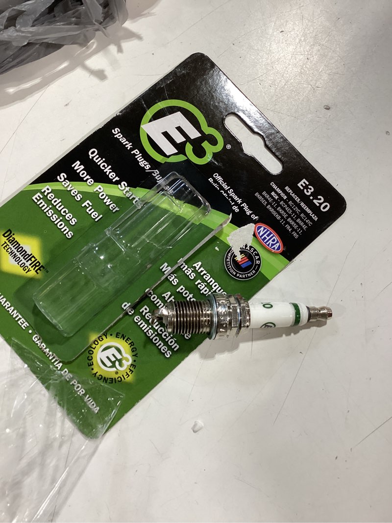 Condition photo showing Good Condition for e3 spark plugs 5/8-in 2-cycle engine and 4-cycle engine spark plug fits champion, briggs stratton, ngk, torch