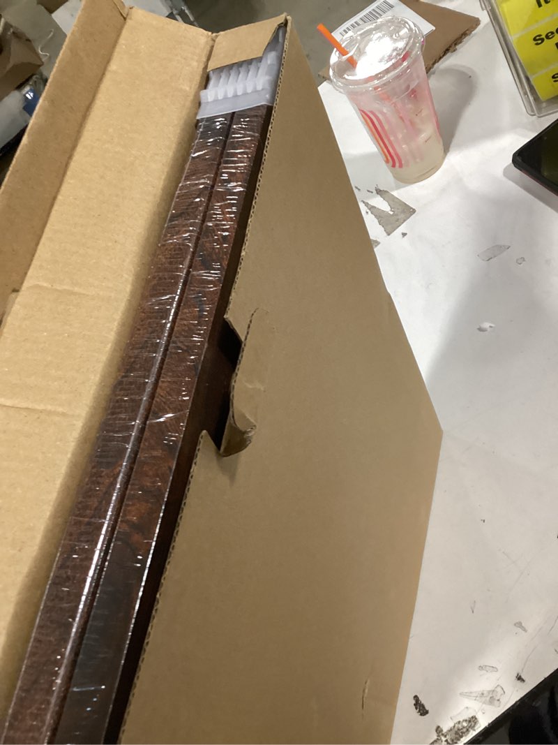 Condition photo showing New/Like New for 11x14 picture frames rustic brown wood pattern set of 2 photo frames, for 8x10 with mat or 11x14 without mat gallery wall display wood frame 11x14-2p brown