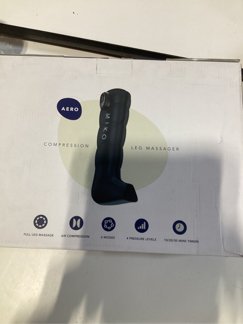 Air Compression Leg Massager for Circulation and Pain Relief FSA, Portable Foot and Calf Compression Boot for Swelling, HSA Eligible, Ideal for Mom Dad (1 Pack, Fits Calf