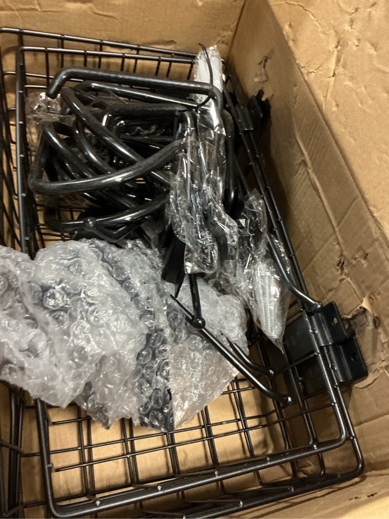 Condition photo showing As Is for incly 30pcs slatwall accessories set with 4 baskets & multisized hooks