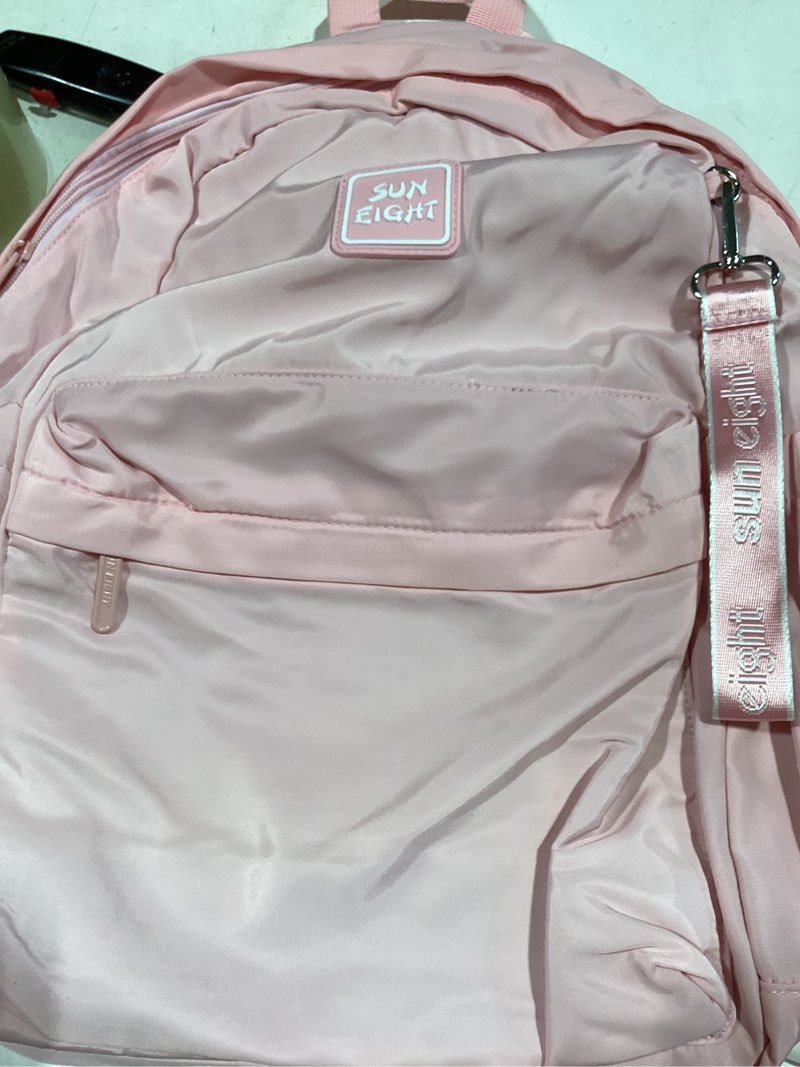Condition photo showing Good Condition for suneight 30l waterproof school backpack for girls 6-18 years large capacity lightweight bookbag for elementary to high school durable travel backpack with adjustable straps (pink)