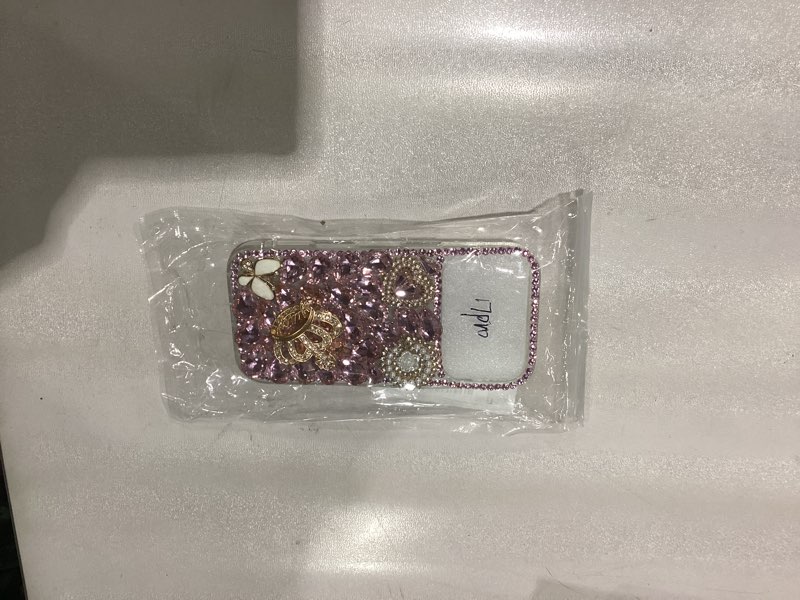 Changjia for iPhone 17 Pro Glitter Bling Case,Cute Luxury 3D Sparkle Crown Crystal Rhinestones Diamo