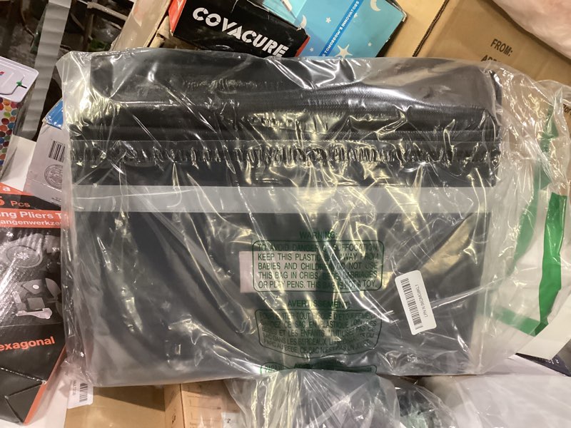 Condition photo showing Good Condition for File Organizer, Fireproof File Box with Lids, Important Document Organizer Box with Lock, Portable File Folder Organizer with Handle Black 1 Layer 1 Layer