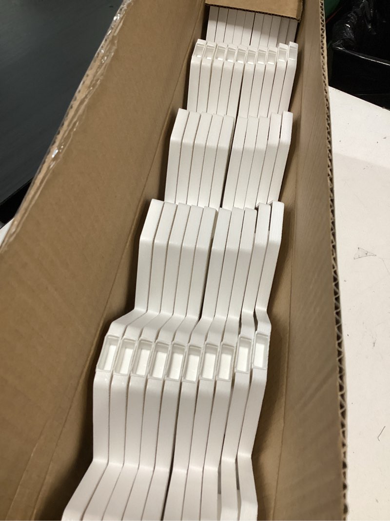 Condition photo showing New/Like New for lalagreen garden edging border (23x8.5 inch, 10 pack) white plastic fence panels, landscape edging for yard lawn patio pathways trees, decorative flower bed borders outdoor style decor white x 10