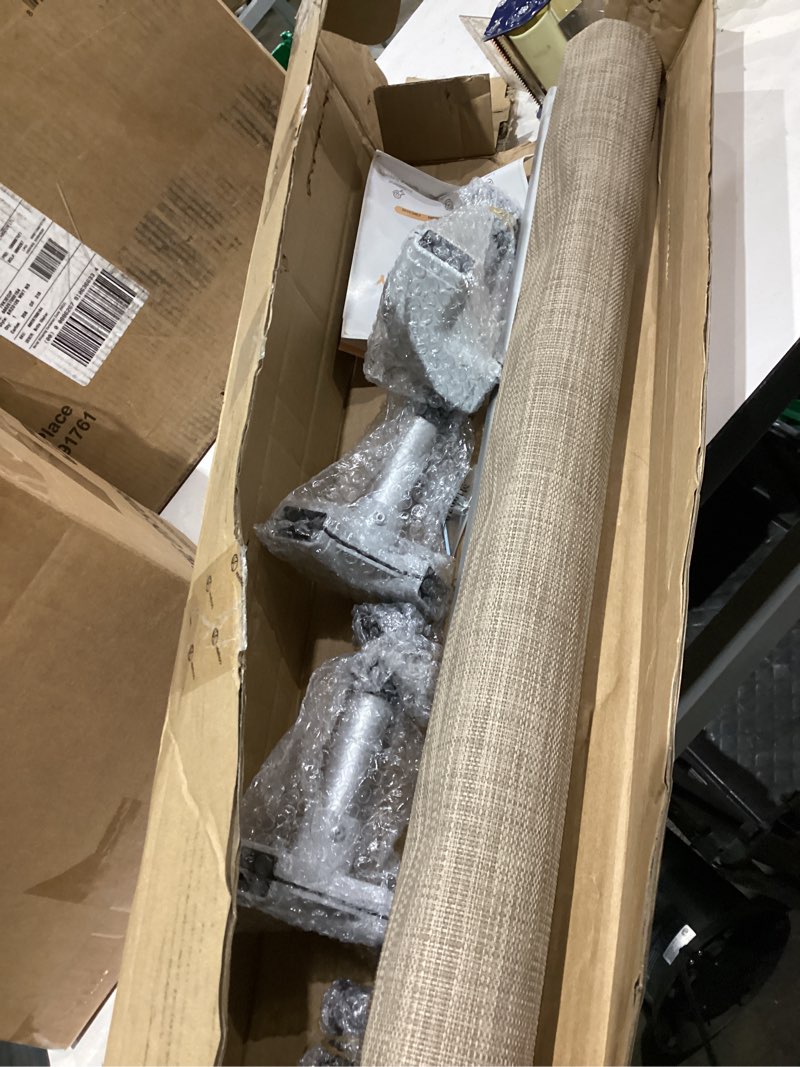 Veehoo Chew Proof Elevated Dog Bed - Cooling Raised Pet Cot - Silver Aluminum Frame and Durable Text