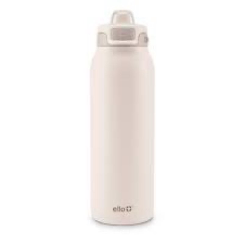 Ello Pop & Fill 22oz Stainless Steel Water Bottle with QuickFill Technology, Double Walled and Vacuu