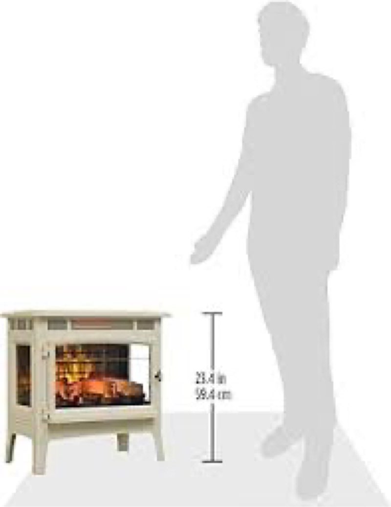 duraflame Infrared Quartz Electric Stove Heater - cream 