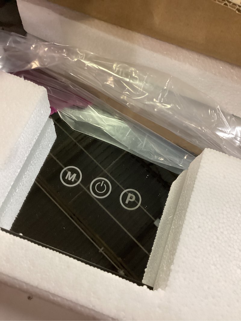 Condition photo showing Good Condition for Hansong Black Vanity Mirror Makeup Mirror with Lights 12 Dimmable LED Bulbs Lighted Makeup Mirror Touch Screen Control 10X Magnification