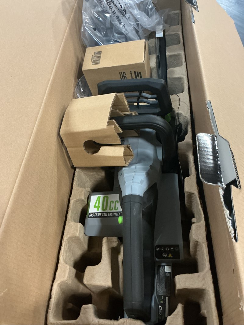 Condition photo showing Good Condition for ego 56-volt 16-in battery 2.5 ah chainsaw (battery and charger included)