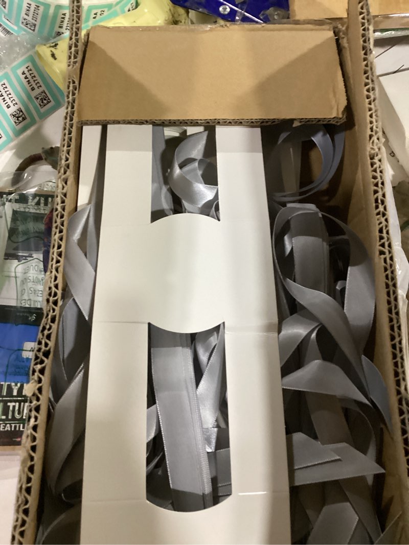Condition photo showing As Is for zavoos 100 pieces mug boxes, 11 oz sublimation mugs gift box with ribbon for packaging shipping selling, small white cups blanks wrapping bulk for wedding, birthday, christmas