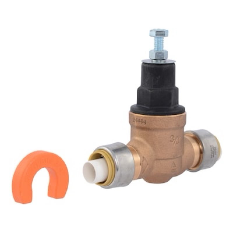 sharkbite 3/4-in push-to-connect brass pressure regulator valve