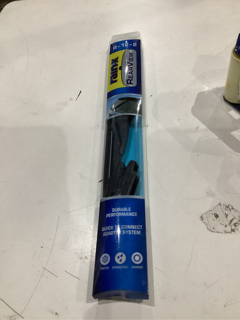 Condition photo showing Good Condition for rain-x 850212 rearview wiper blade 12", oem replacement rear windshield wiper, interchangeable adapter for easy installation, all-weather & all-season performance, composite composite 12 inch