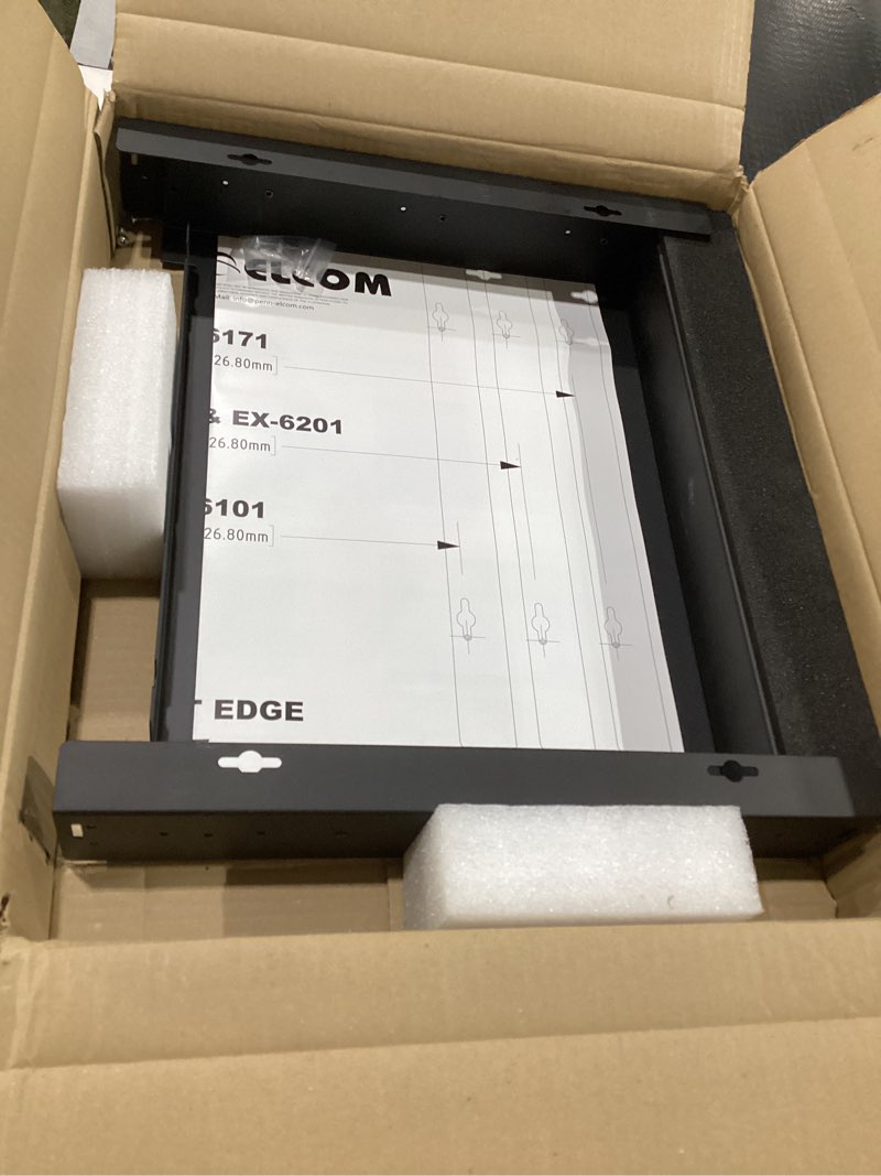 Condition photo showing New/Like New for Penn Elcom Under Desk Laptop Drawer, Lockable, for 17” Laptops - Premium Sliding Security Drawers - Model EX-6201B Black - 18.9" X 17.56" X 3.15" (17" Laptop)