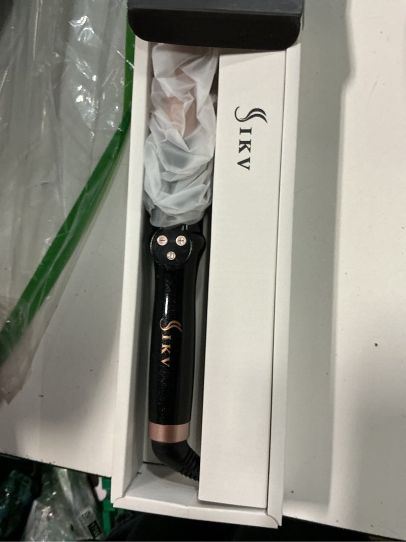 Condition photo showing Good Condition for 1 inch curling wand long barrel, dual voltage hair curling iron wand ceramic for long hair,10 adjustable temp