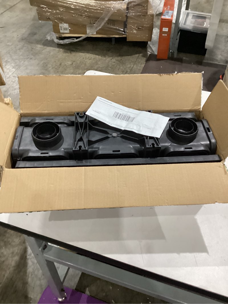 Condition photo showing Good Condition for trench drain, channel drain with plastic grate, 39.4inch hdpe drainage trench, black plastic garage and garden drain, trench drain grate, convenient assembly(39.4x12x12x1.2in/100x30x30x3cm)