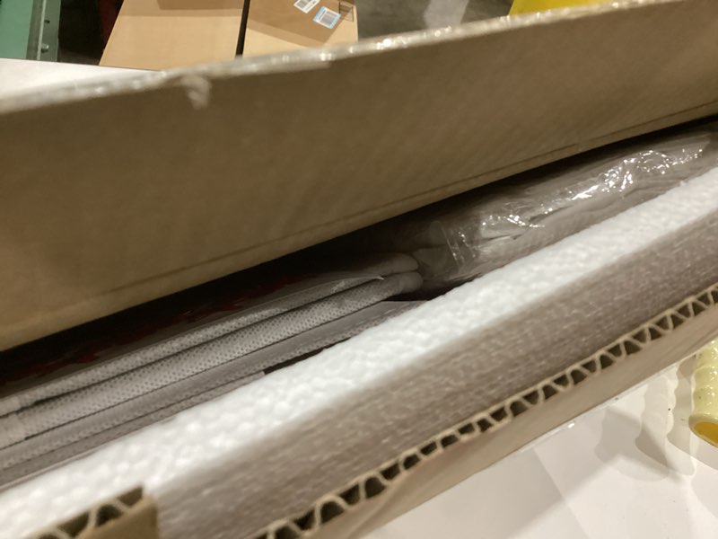 Condition photo showing New/Like New for Badger Basket Wooden Doll Bed with Bed Liner, Pillows and Two Storage Baskets - Fits 18" Dolls - Ideal for Pretend Play and Baby Doll Fun - White/Rose Design with Free Personalization Kit