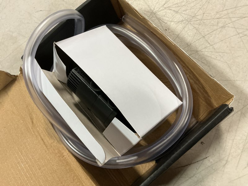 Condition photo showing Good Condition for automatic small sump pump with water sensor, 5 ft lift 55 gph 115v/230v mini condensate pump with float switch, water removal for dehumidifier, air conditioner, ice maker, basement, auto on off black 5 ft / 55 gph