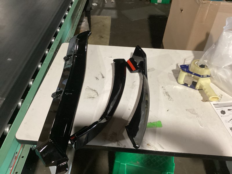 Condition photo showing Good Condition for for 09-12 nissan 370z ct-style painted black front bumper splitter spoiler lip