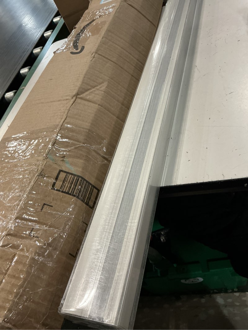 Condition photo showing As Is for myshade cordless blackout cellular shades for windows, honeycomb window shades with thermal insulation, child & pet safe room darkening shade, easy install,45" w x 48" h, white white 45"w x 48"h