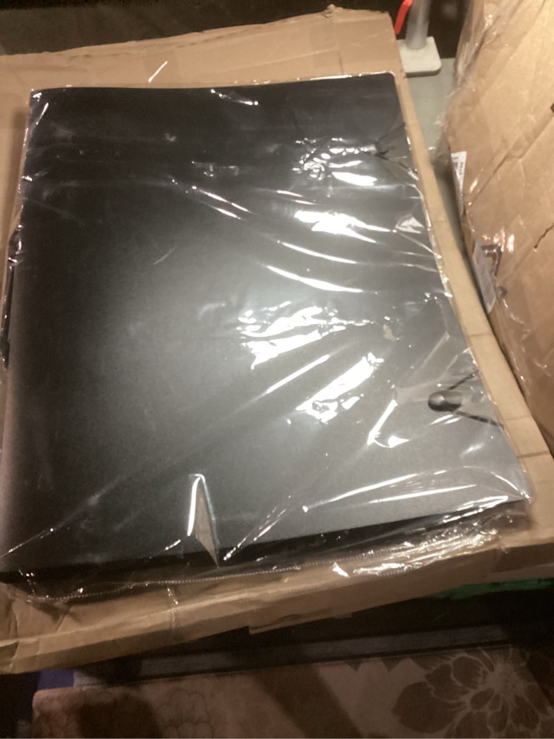 Condition photo showing As Is for arkeiliy card binder 9 pocket, double sided pockets trading card binder with 30 sleeves, premium zip trading card holder collector album holds 540 mtg (black)