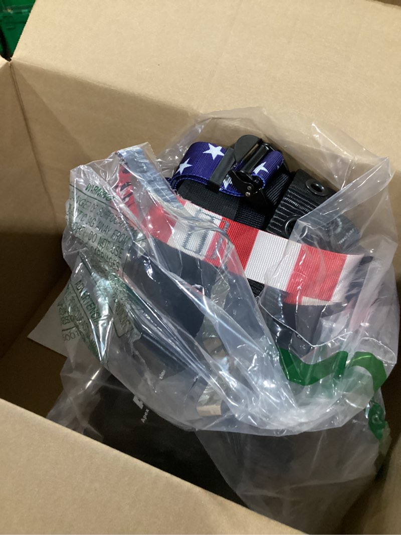 Condition photo showing Good Condition for safety harness fall protection kit - full body roofing harnesses with shock absorbing lanyard upgrade paded blue