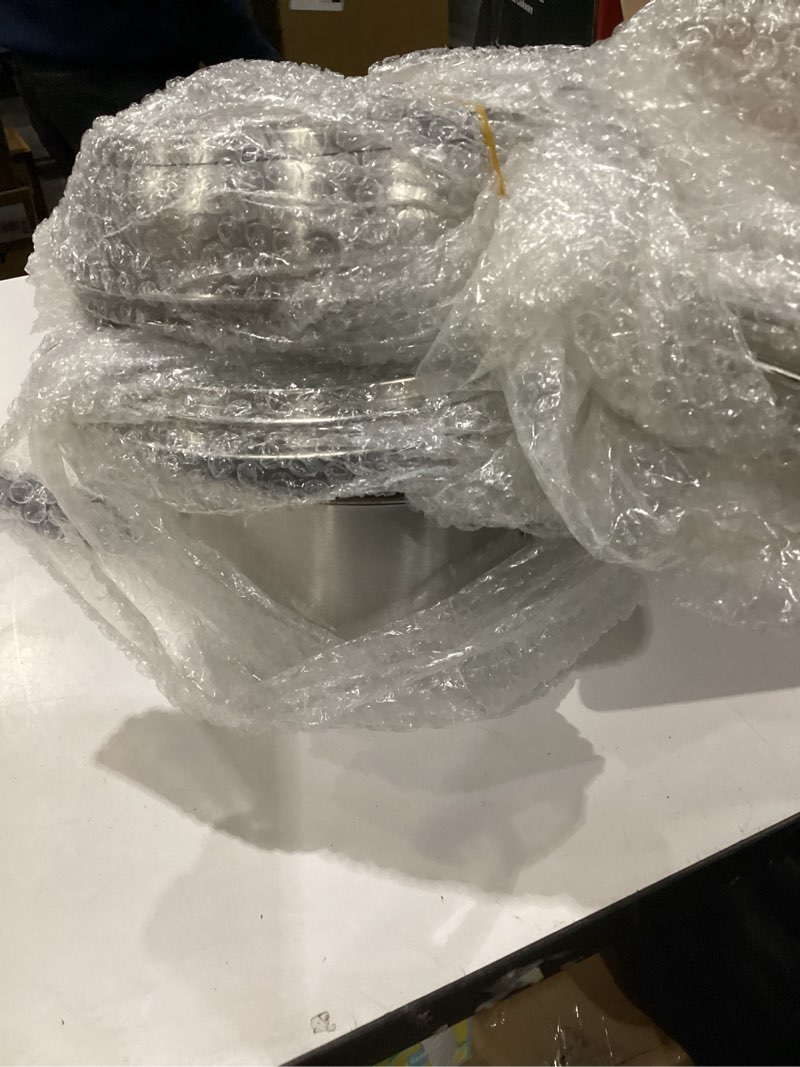 Condition photo showing New/Like New for Aufranc 10-Piece Pots and Pans Set, Stainless Steel Cookware Set- Includes Ergonomic Handle Saucepans, Skillets, Dutch Oven, Stockpot, Steamer & More - Premium Pots and Pans for Home Chefs 10-PCS