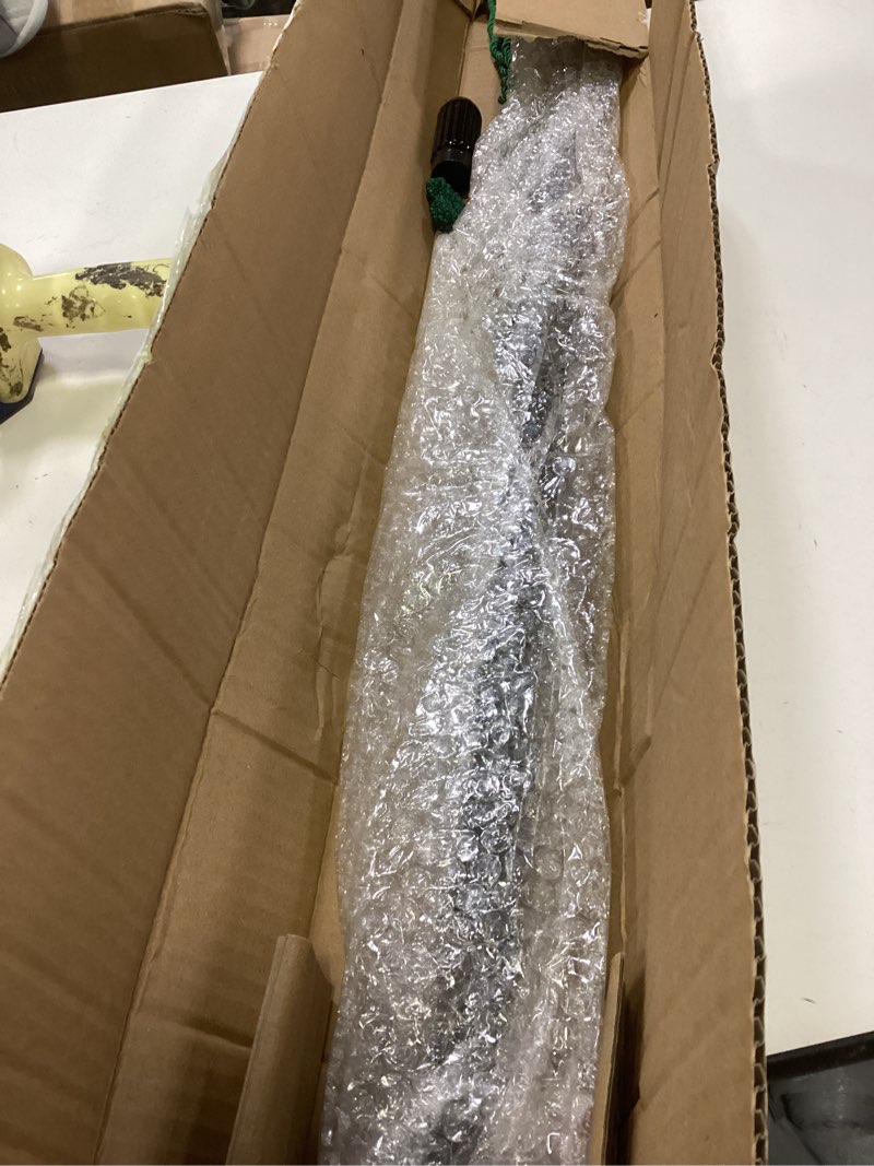 Condition photo showing Good Condition for Leinuosen Christmas Front Door Garland Hanger 43-74 Inch Adjustable Christmas Wreath Hanger Stainless Steel Retractable Rod with 3 Green Tie Ropes No Nail Screw No Damage for Xmas DIY Hanging(Black)