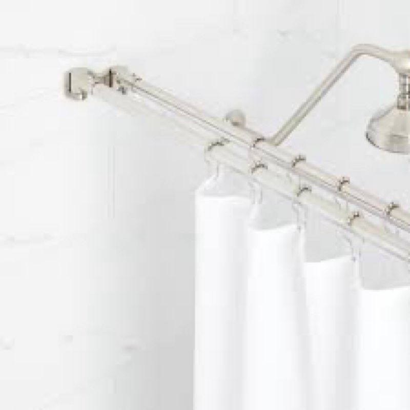 Assorted Curtain rods, Shower curtain rods, shower handles