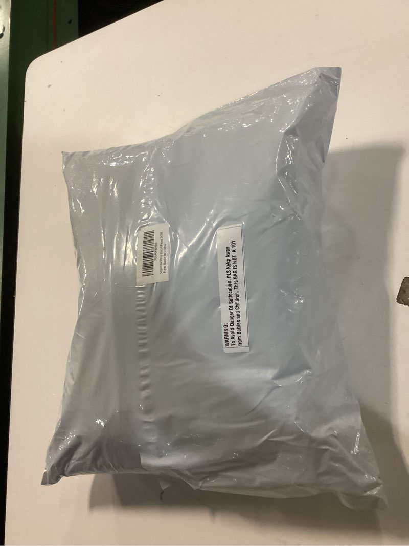 Condition photo showing New/Like New for 10FT Sequin Backdrop Drapes Black Curtains with Rod Pocket Photobooth Sequin Fabric Wall for Parties Birthday Wedding Annivesary 4 Pieces 2x10ft