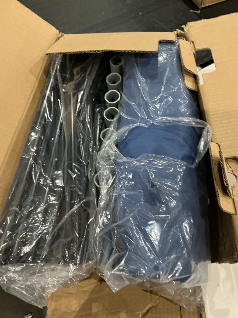 Condition photo showing Good Condition for 42x42 inches puppy playpen with gate, dog playpen for puppies or small dogs, dogfence pet playpen for indoor & outdoor, sturdy safety dogpen with thickened fabric, high-strength nylon wire mesh blue without cover