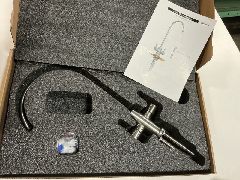 Condition photo showing Good Condition for 304sus stainless steel 2 way filtered kitchen bar sink faucet reverse osmosis ro water filter tap (brushed nickel)