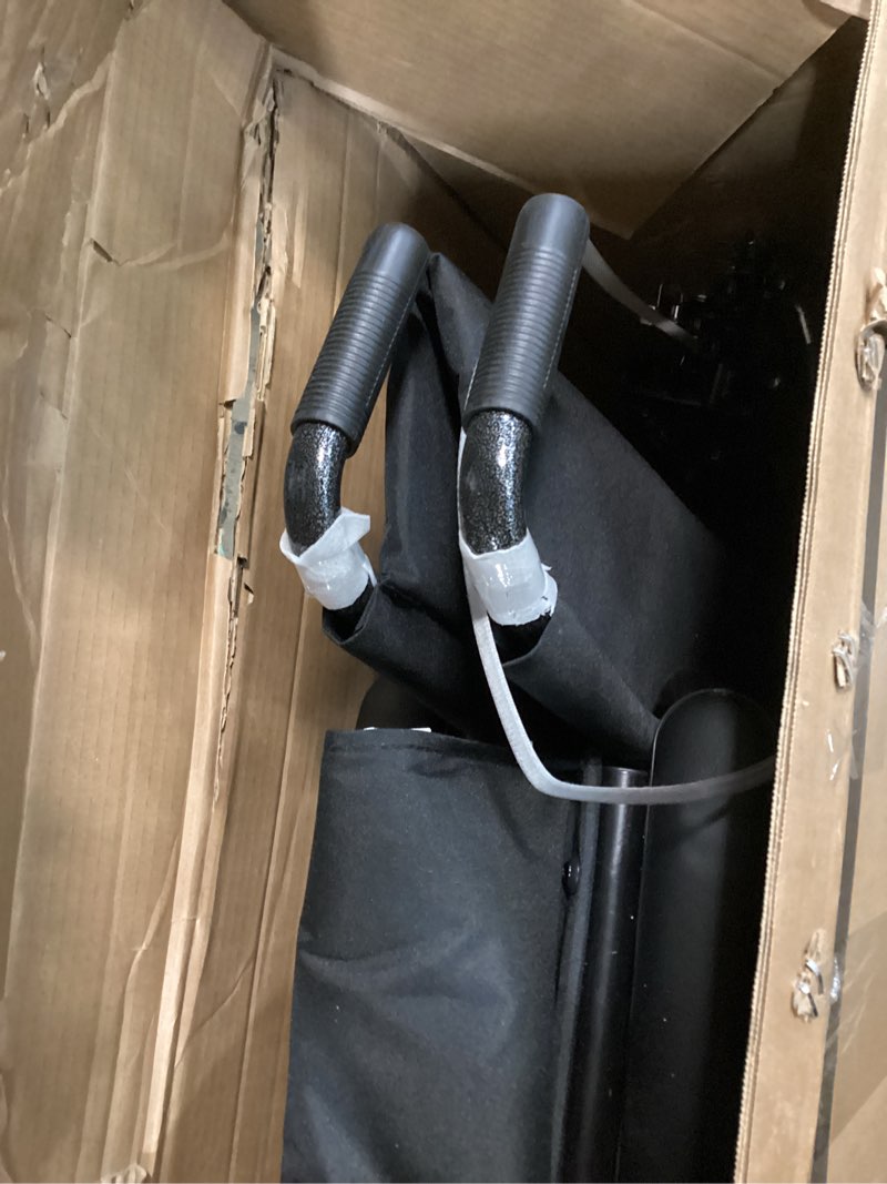 Condition photo showing Good Condition for Medline Lightweight Wheelchair for Adults With Swing-Back, Desk-Length Arms, Elevating Leg Rests; 18W" x 16"D Seat 18" Seat Width