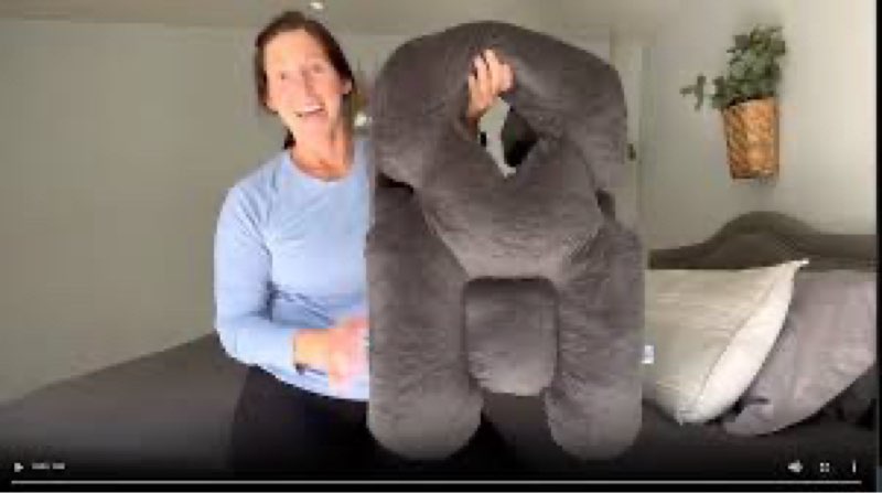 zomaple face down chair after eye surgery – memory foam, washable cover, & ventilated design – facedown pillow for sleeping, bbl equipment, retinal & vitrectomy recovery